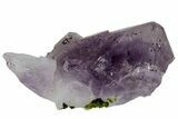Amethyst Crystal with Spotted Phantoms - China #221164-1